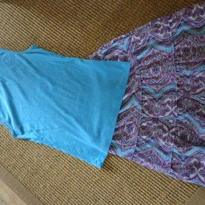 Lot of 2 PrAna Mini Skirt Sz XS Title Nine Sleevel